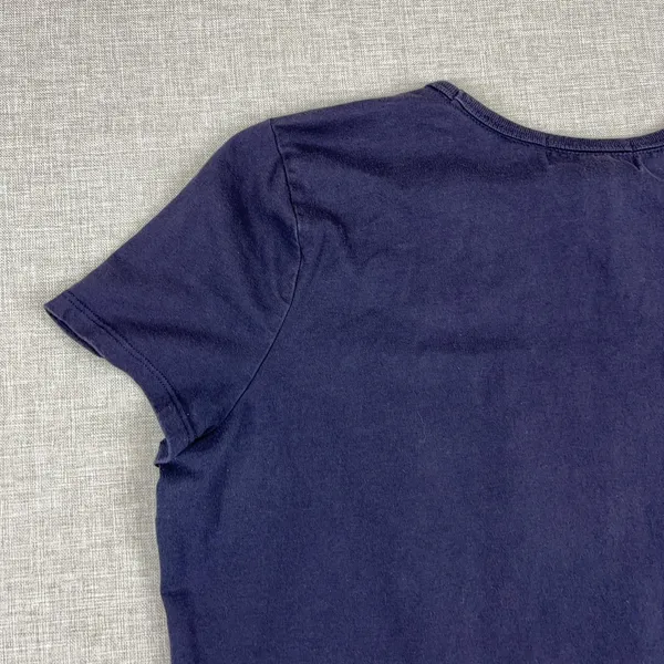 Lauren Ralph Lauren T-Shirt Womens L Blue Crew Neck Short Sleeve Colorblock - Image 13