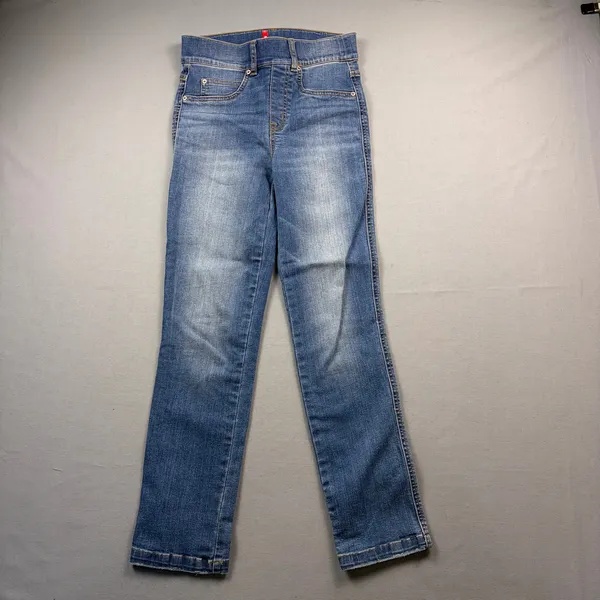 Spanx High Rise Ankle Skinny Jeans High Waisted Jeggings XS Petite Medium Wash - Image 2