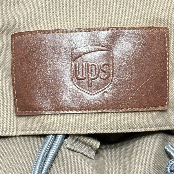 Vintage Cotton Field and Co Leeds UPS Embossed Rucksack Backpack - Image 2