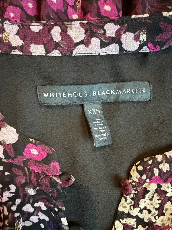 White House | Black Market long sleeve floral mini dress - Image 5