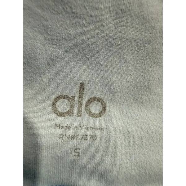Alo Yoga High‎ Waist Leggings Light Blue Womens Small Yoga Pants W233 - Image 4