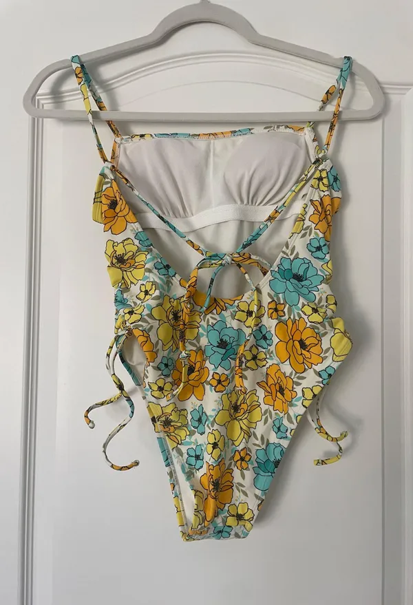 Floral One Piece Swimsuit - Image 4