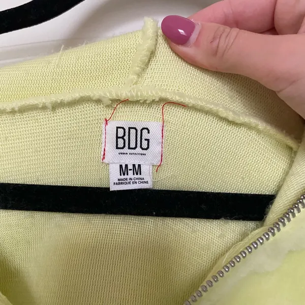 Urban Outfitters cropped half zip hoodie - Image 3