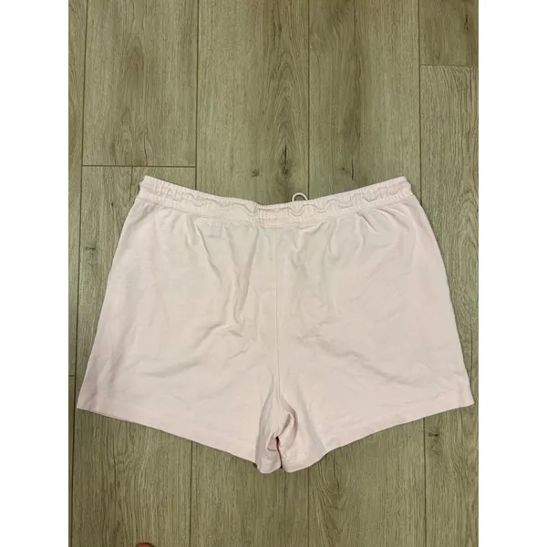 Nike‎ Womens Sportswear Jersey Shorts Light Pink Embroidered Logo CJ3754-663 - Image 3