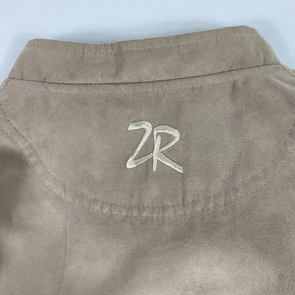 Zero Restriction Vest Womens Medium Tan Golf Made USA Morgan Stanley Snap Neck‎ - Image 9