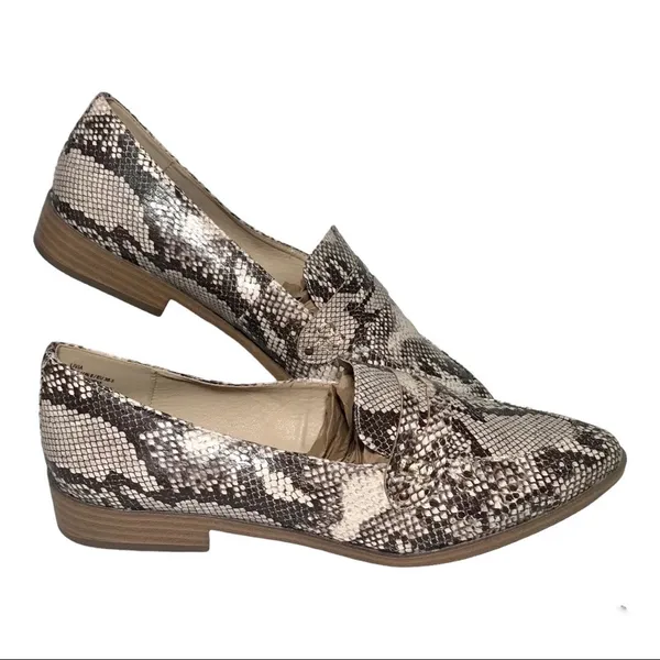 JustFab Livia Loafer Snake Size 8 NWOT Reg $59.95 - Image 5
