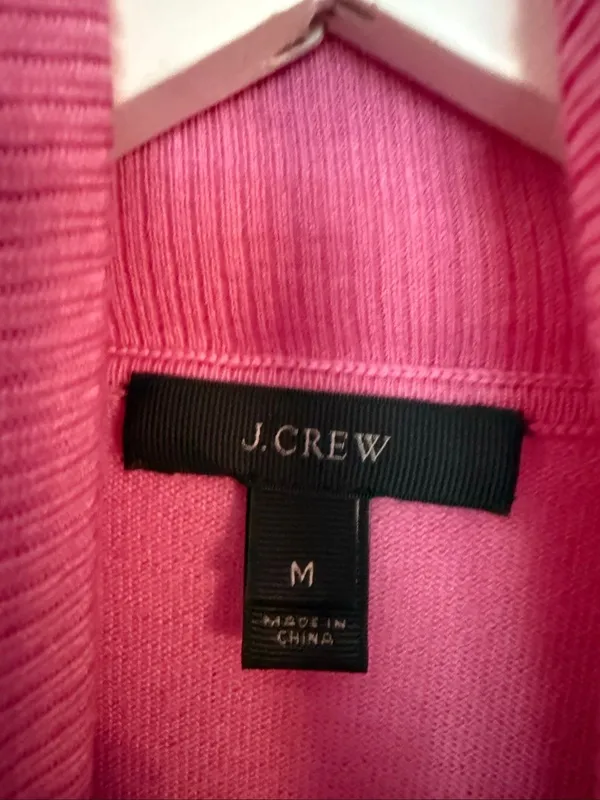 J.crew 100% merino wool turtleneck sweater M Pink Size M - Image 3