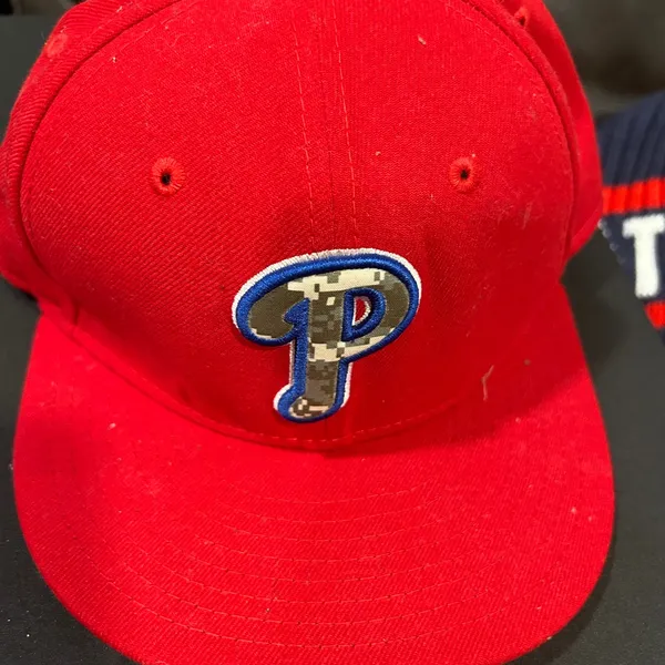 New Era Red and Blue Phillies Hat - Image 8
