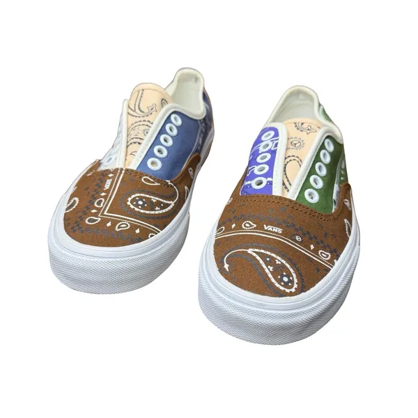 🌼 Vans Women’s Authentic‎ Peace Paisley Patchwork Sneakers Size 8 🌼 - Image 2