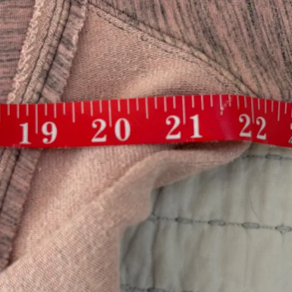 FP Movement San Jose Mauve Space‎ Dye Half Zip Hooded Sweatshirt Large EUC - Image 6