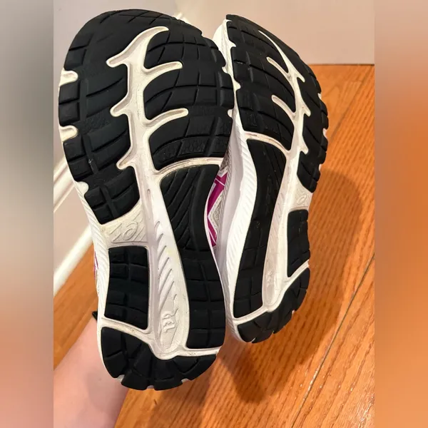 ASICS Gel Contend 7 Running Shoes Women’s 7.5 White Purple Athletic Sneakers - Image 5