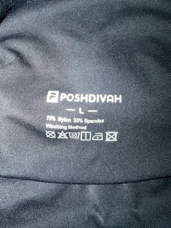 Maternity Athletic Shorts Black Size L - Image 3
