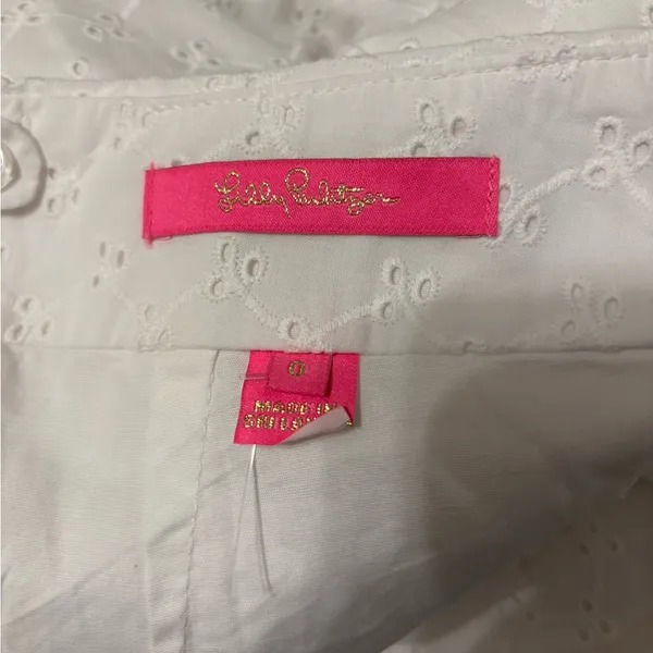 Lilly Pulitzer Ellia eyelet skort white size 0 - Image 6