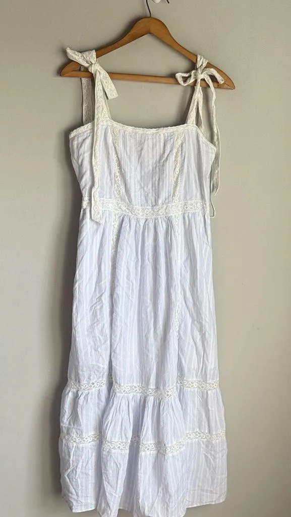 LoveShackFancy Ayala Tiered Midi Dress 6 - Image 2