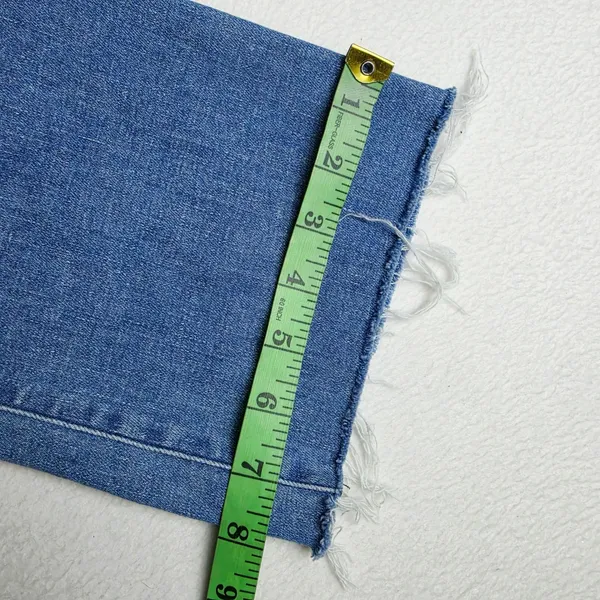 Madewell Kick Out Full-Length Flare Jeans‎ Medium Wash Raw Hem DM7443 Blue 27 - Image 11