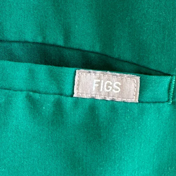 Figs Women's Teal green‎ Short Sleeve V-Neck scrub top Small style# FW1100 - Image 4