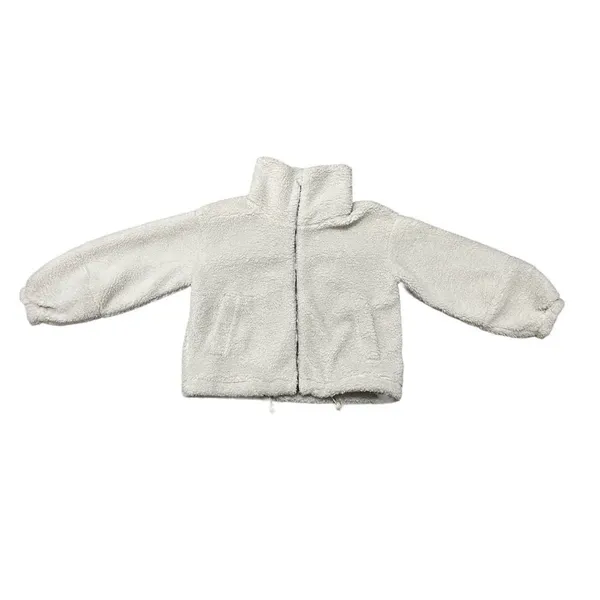 Lululemon White Opal Cinchable Fleece Zip-Up Sherpa Teddy Funnel Neck Jacket - Image 6