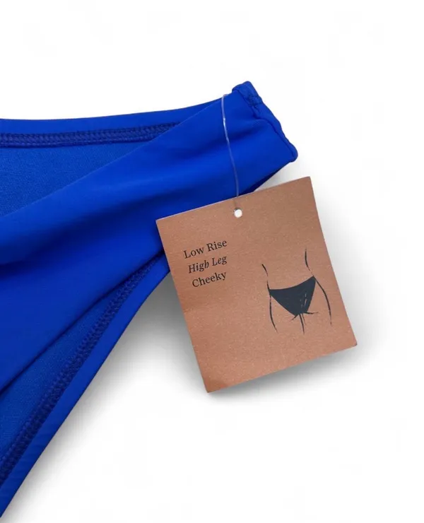 Shade & Shore blue bikini bottoms size S (4-6) #swimwear #beachwear - Image 4