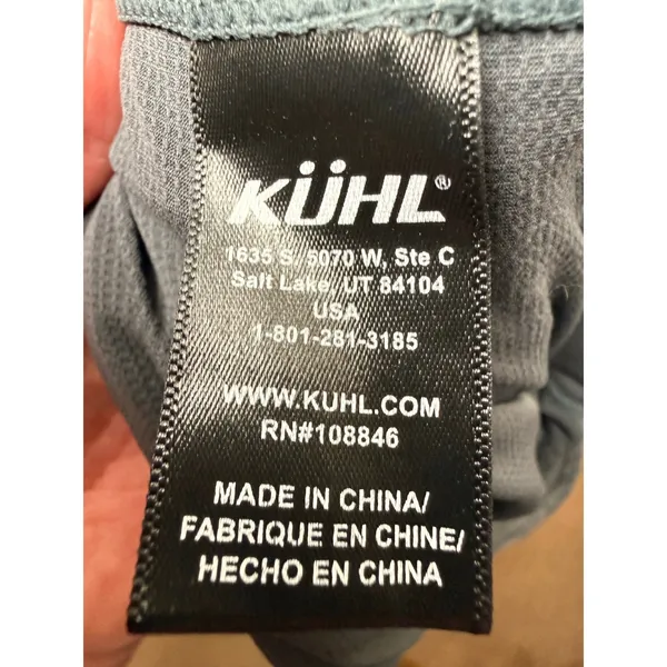 Kuhl Mova Skort Gray Heather‎ Cargo Hiking Active Skirt Drawstring gorpcore Sz L - Image 11