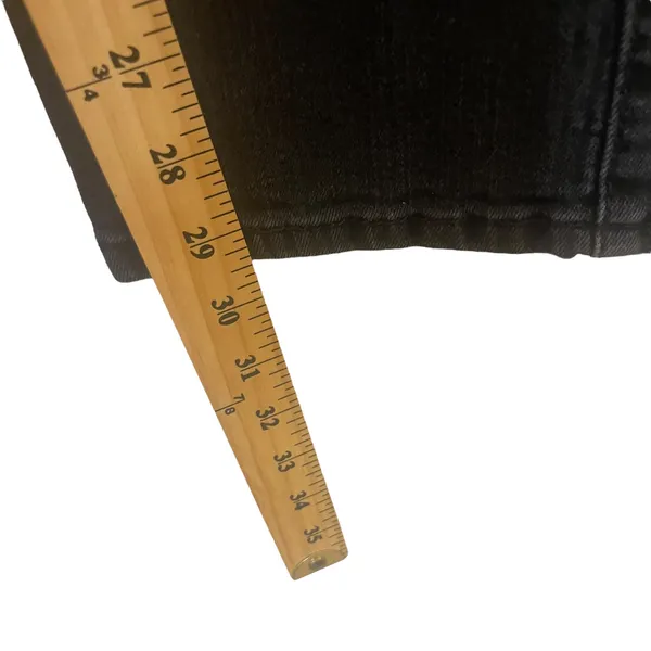 Aura Women's Size 28 Western Black Denim‎ Straight Leg Jeans - Image 10