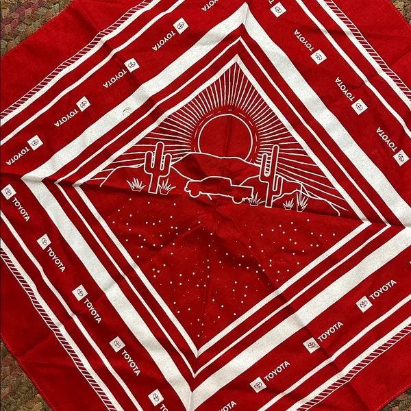 New Toyota Red Overland Bandana Adventure - Image 2