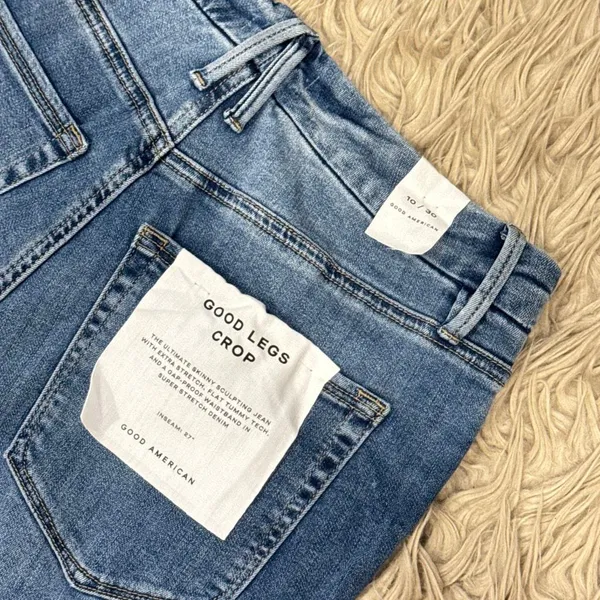 NWT Good American good legs crop jeans size 10/30 - Image 3