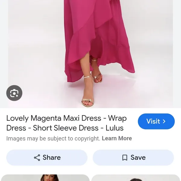 Lulu's Magenta Ruffle Maxi Wrap Dress - Image 10