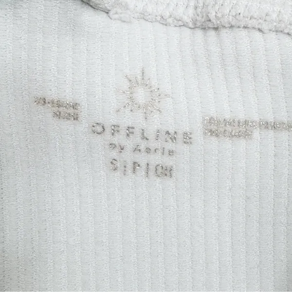Aerie Offline Real Me Xtra High Waist‎ Ribbed Leggings White Small - Image 7
