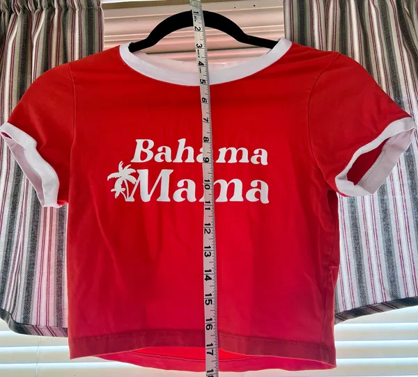 Princess Polly Red Cropped Ringer Tee - Image 2