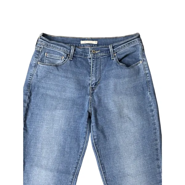 Levis 505 Straight Leg Jeans Womens 10 Blue Medium Wash Mid Rise Denim - Image 15