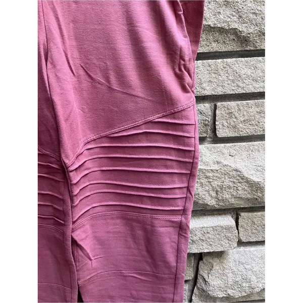 Torrid Classic Moto Full Length Leggings Mauve Pink 1x - Image 6