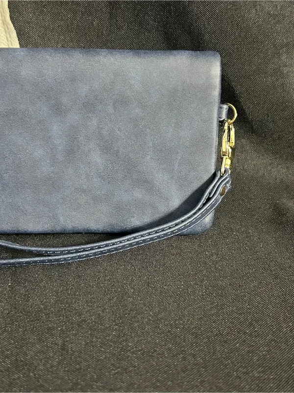 Lady Bei Bei Women’s Navy Wristlet Wallet & Dust Cover Bag NWT - Image 2