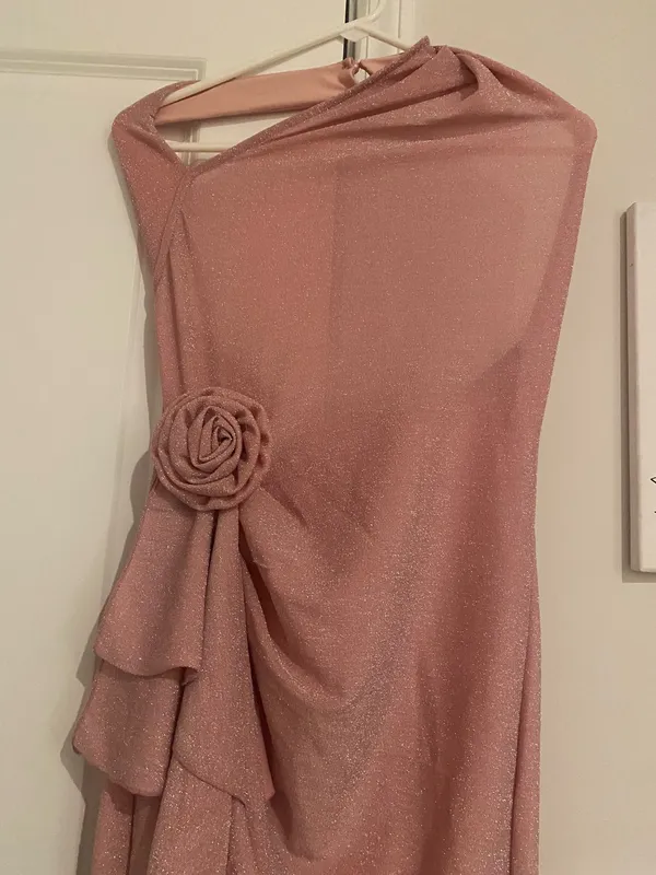 New Without Tag Maxi Pink Halter Dress Size S4 - Image 2