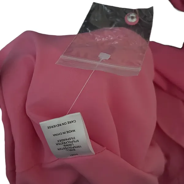 Alexa Admor Pink‎ Halter Maxi Dress Smocked Waist Ruffle Neck Sleeveless Size 4 - Image 6