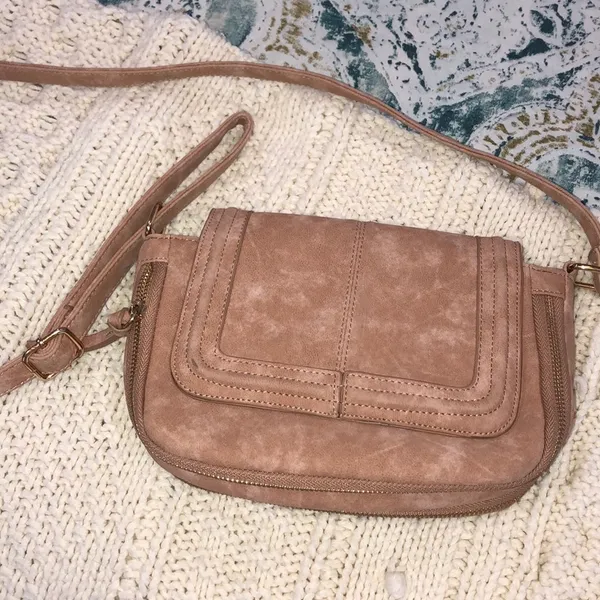 Bloggers favorite tan vegan boho crossbody bag - Image 3