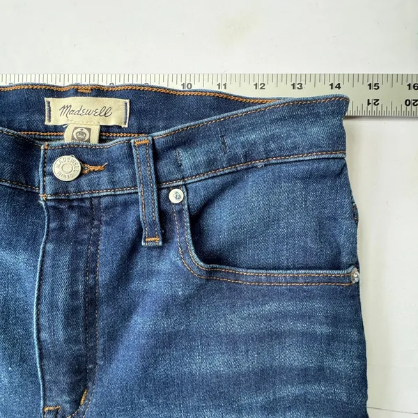 Madewell 10in High Rise Skinny Jeans Womens 28 Dark Indigo Denim Indie Sleaze - Image 5
