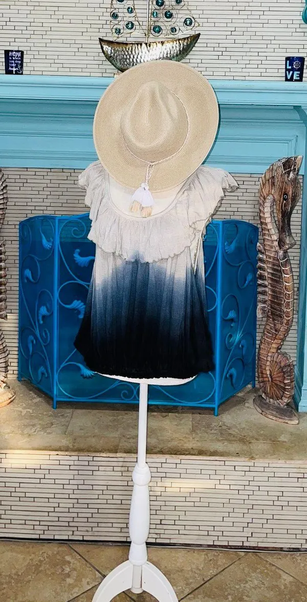 Women's Cora Lee Off The Shoulder Top, Night Fall Combo - Image 6