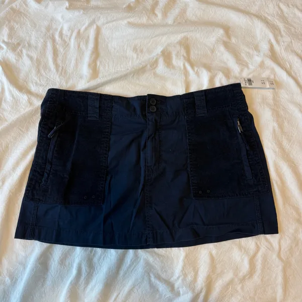 Abercrombie & Fitch 2000’s mixed fabric micro mini skirt NWT - Image 2