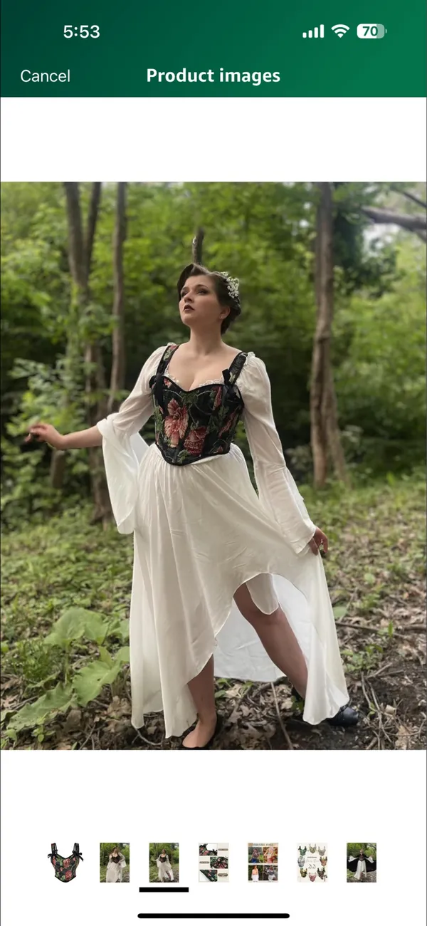 Scarlett darkness corset top - Image 2