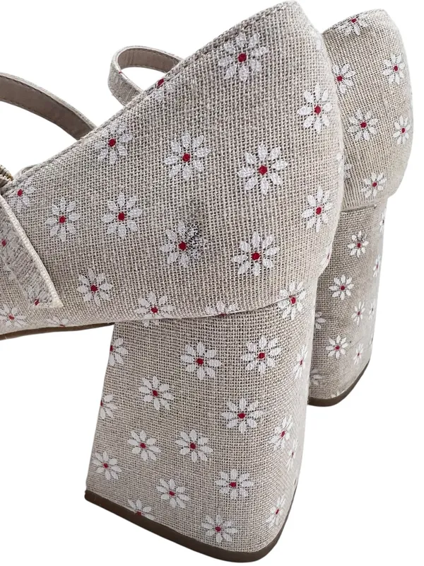 Madden Girl Mantel Floral Mary Jane Platform Heels - Image 5