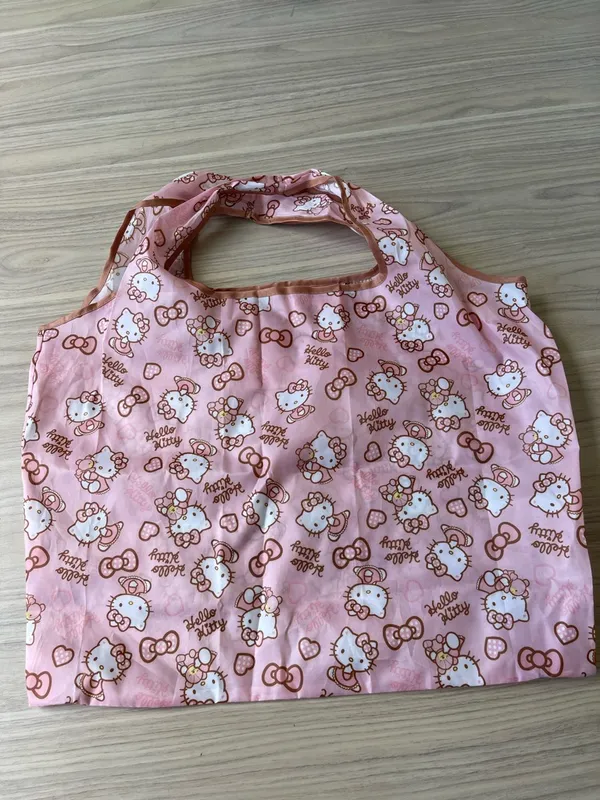 Hello Kitty Pink Foldable Shopper Tote - Image 2