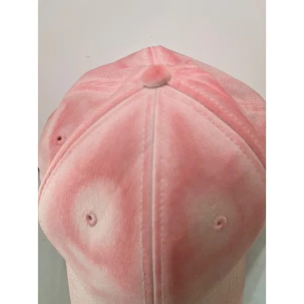 Tommy Hilfiger Tie Dye Baseball Cap Women OS Pink‎ Adjustable Embroidered Logo - Image 5