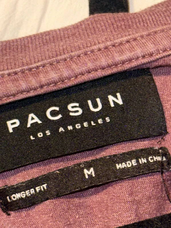 PacSun Short Sleeve Crewneck T-Shirt in Dusty Rose - Image 5