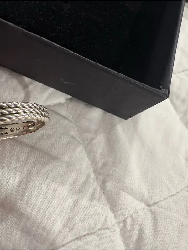 David Yurman Blue Topaz Ring - Image 3