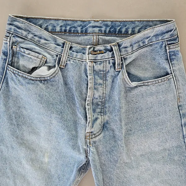 J. Galt Light Blue High Rise Denim Jeans Size M - Image 4