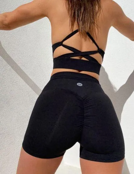 Tiger Mist Ruched Shorts - Image 3