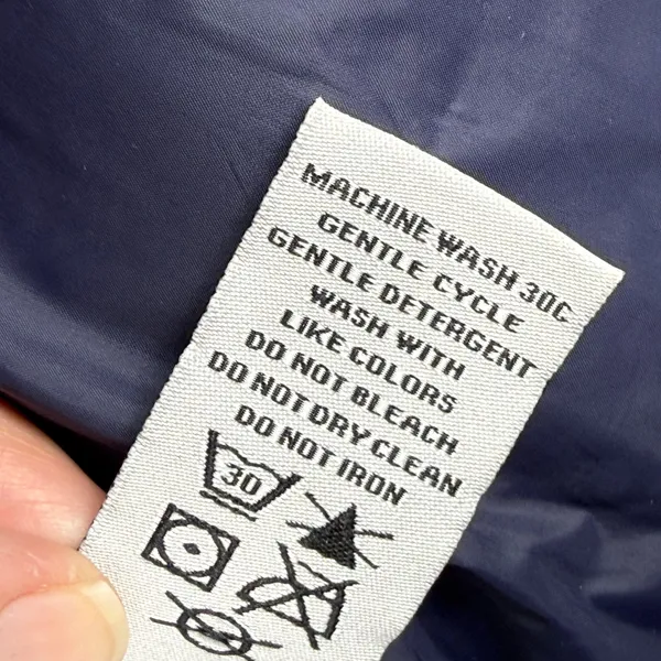 Straight Down Sandy Puffer Vest New‎ indigo Blue Insulated Full Zip Size Large - Image 9