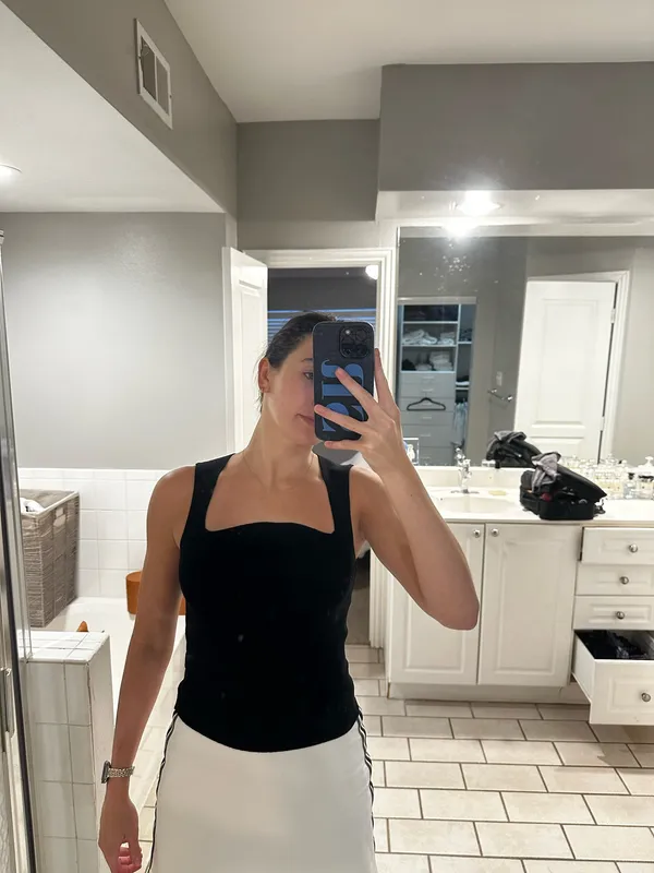 Black tank top Size M - Image 2
