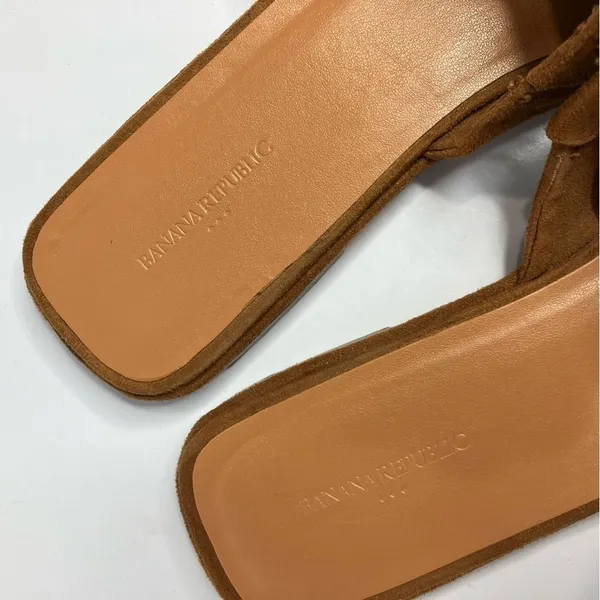 Banana Republic factory soft mules‎ cognac size 10 - Image 3