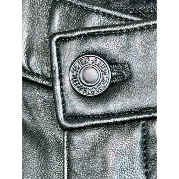 Abercrombie & Fitch Curve Love 90s Straight Ultra High Rise Black Pant Size 27 4 - Image 5